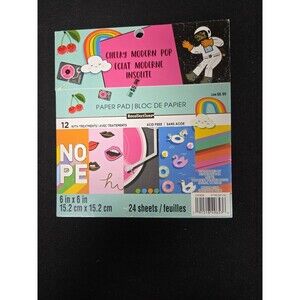 Recollections 6x6 CHEEKY MODERN POP Themed Paper Pad